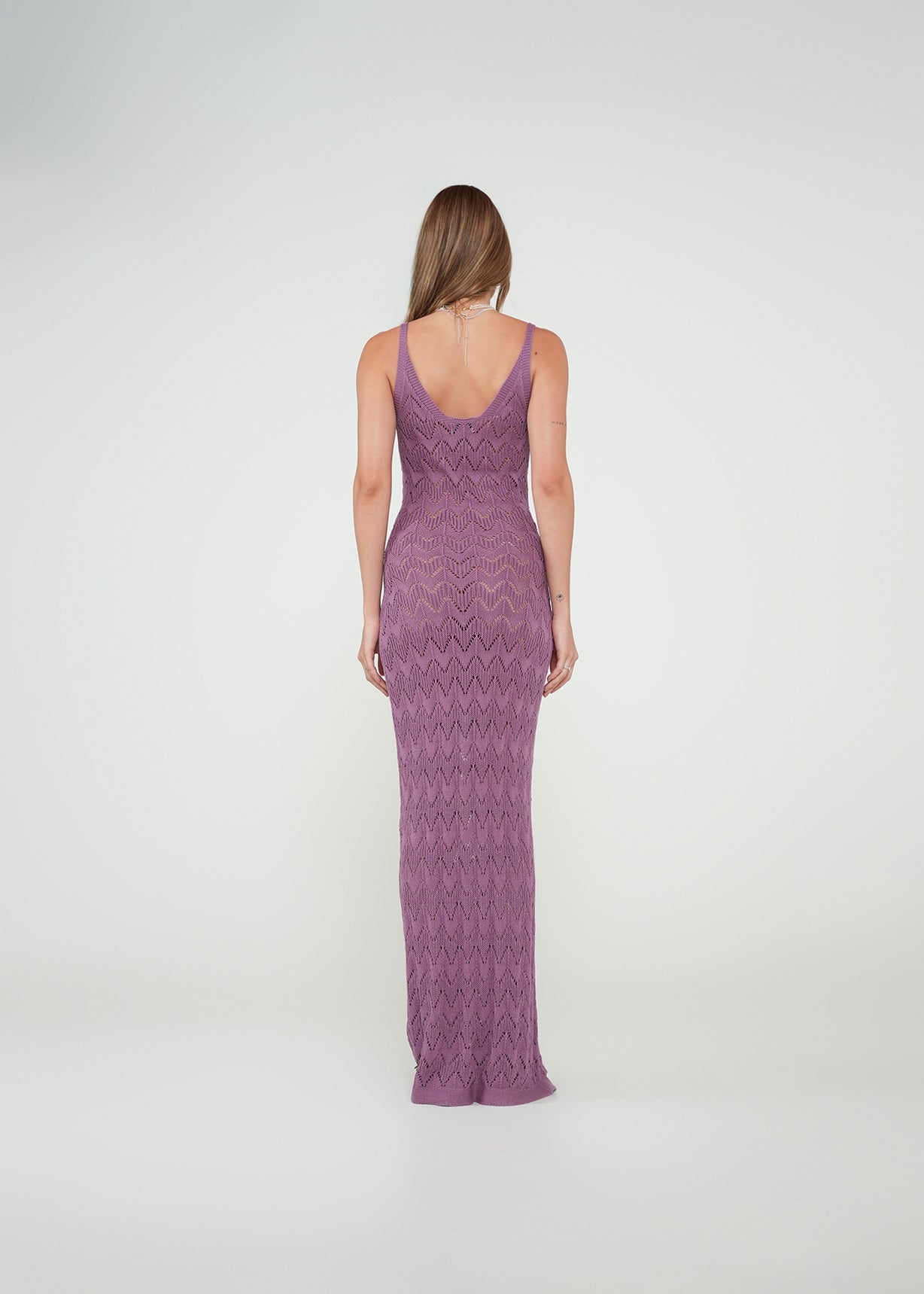 Vestido largo tejido - Morado 14_472H003_MOR171610_7