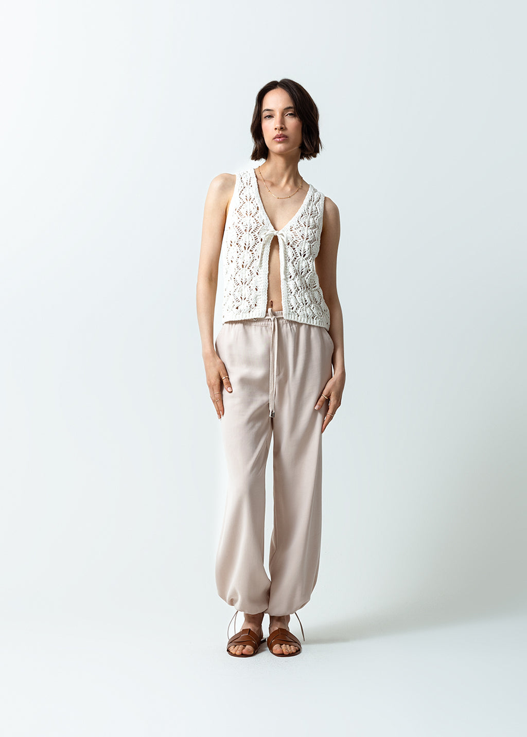 Camisa tejida de diseño abierto - Crudo 14_481G007_CRU110605_5