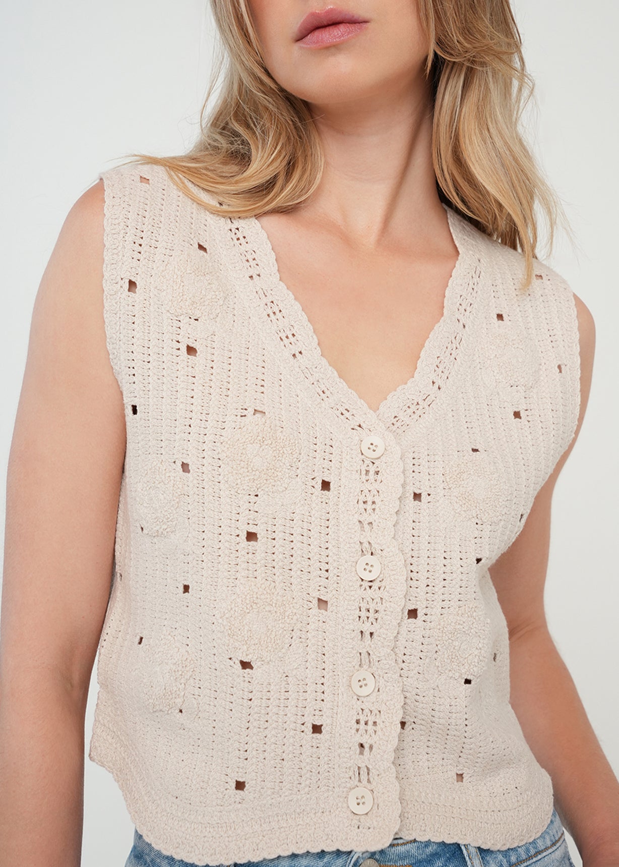 Camisa tejida - Crudo 14_481H003_CRU130000_0