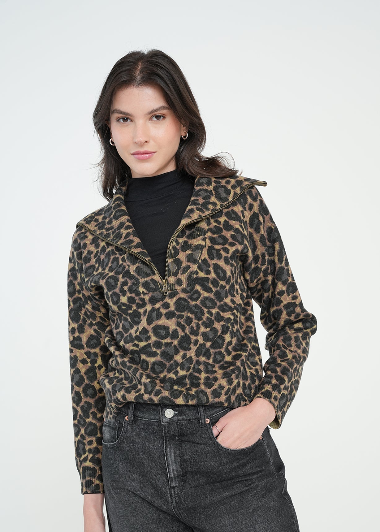 Buzo cerrado de animal print - Verde 14_481H038_VER190515_0
