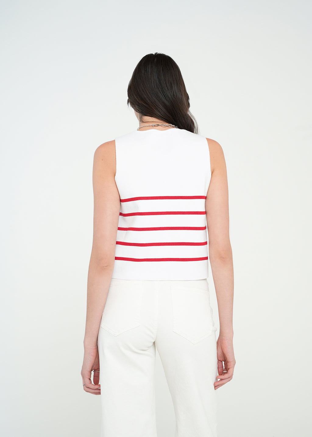 Camiseta tejida manga sisa - Crudo 14_481H082_CRU111001_7
