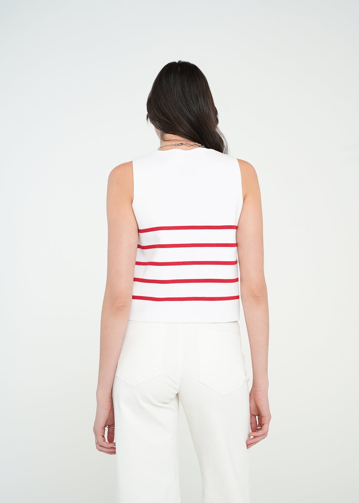 Camiseta tejida manga sisa - Crudo 14_481H082_CRU111001_7
