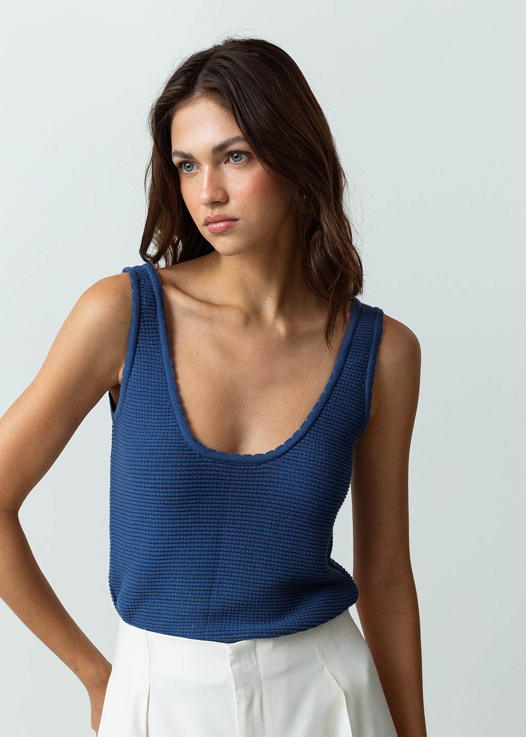 Camiseta tejida - Azul 14_482G040_AZU183917_3