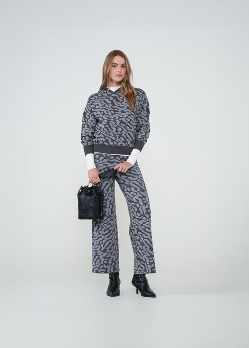 Buzo tejido de animal print - Gris 14_482H029_GRI184005_3