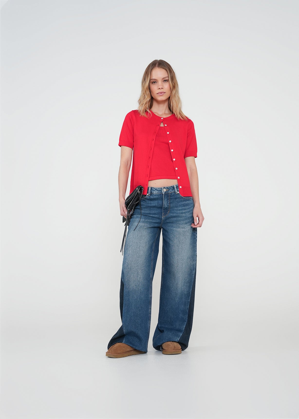 Camiseta básica tejida - Rojo 14_482H041_ROJ181563_5