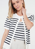 Camiseta tejida con botones - Crudo 14_482H045_CRU110605_0