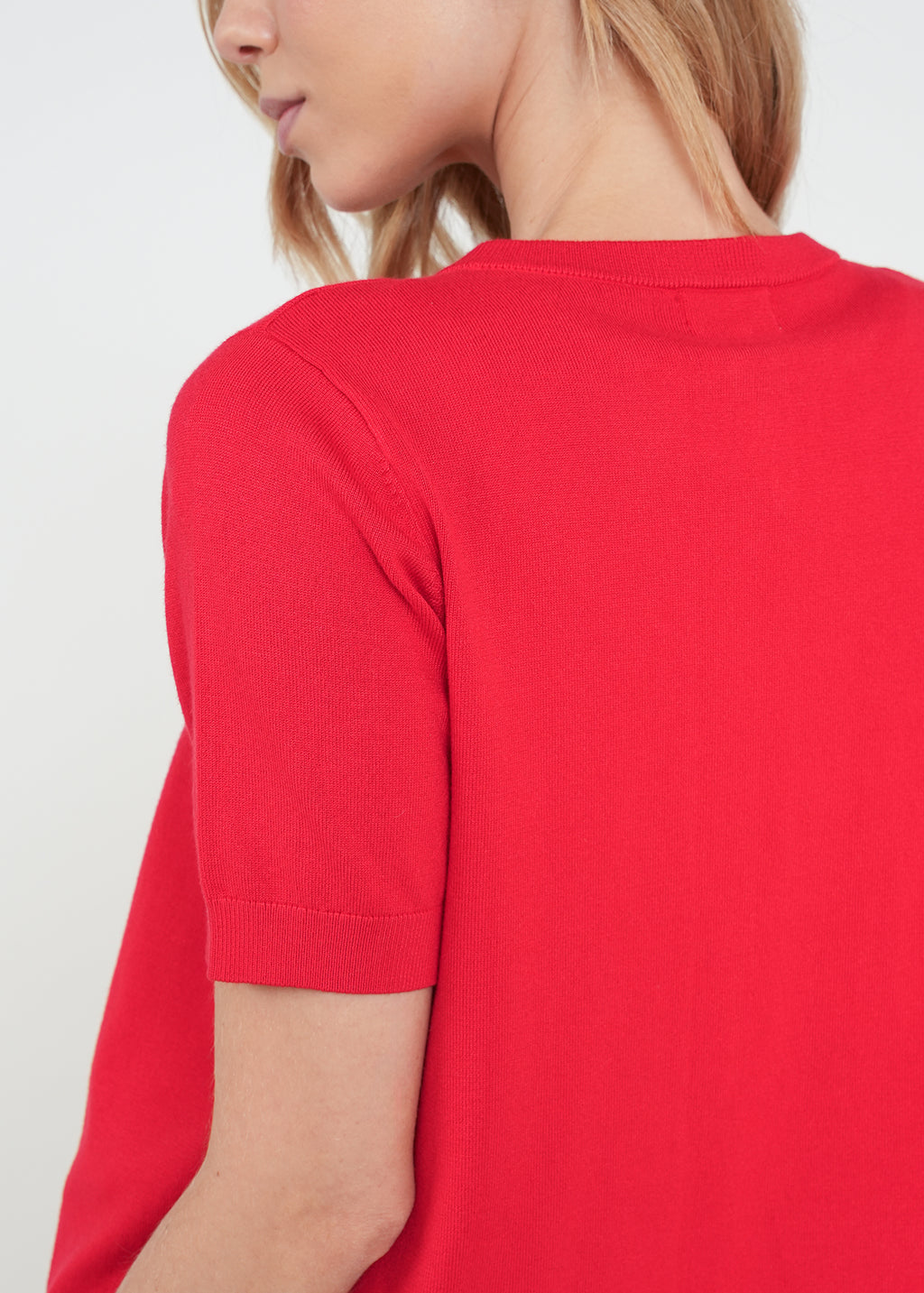 Camiseta tejida con botones - Rojo 14_482H045_ROJ181563_6
