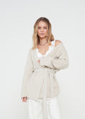 Kimono tejido con cinturón - Beige 14_482H047_BEI140002_0