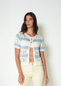 Camiseta tejida a rayas - Crudo 14_482H081_CRU110605_0