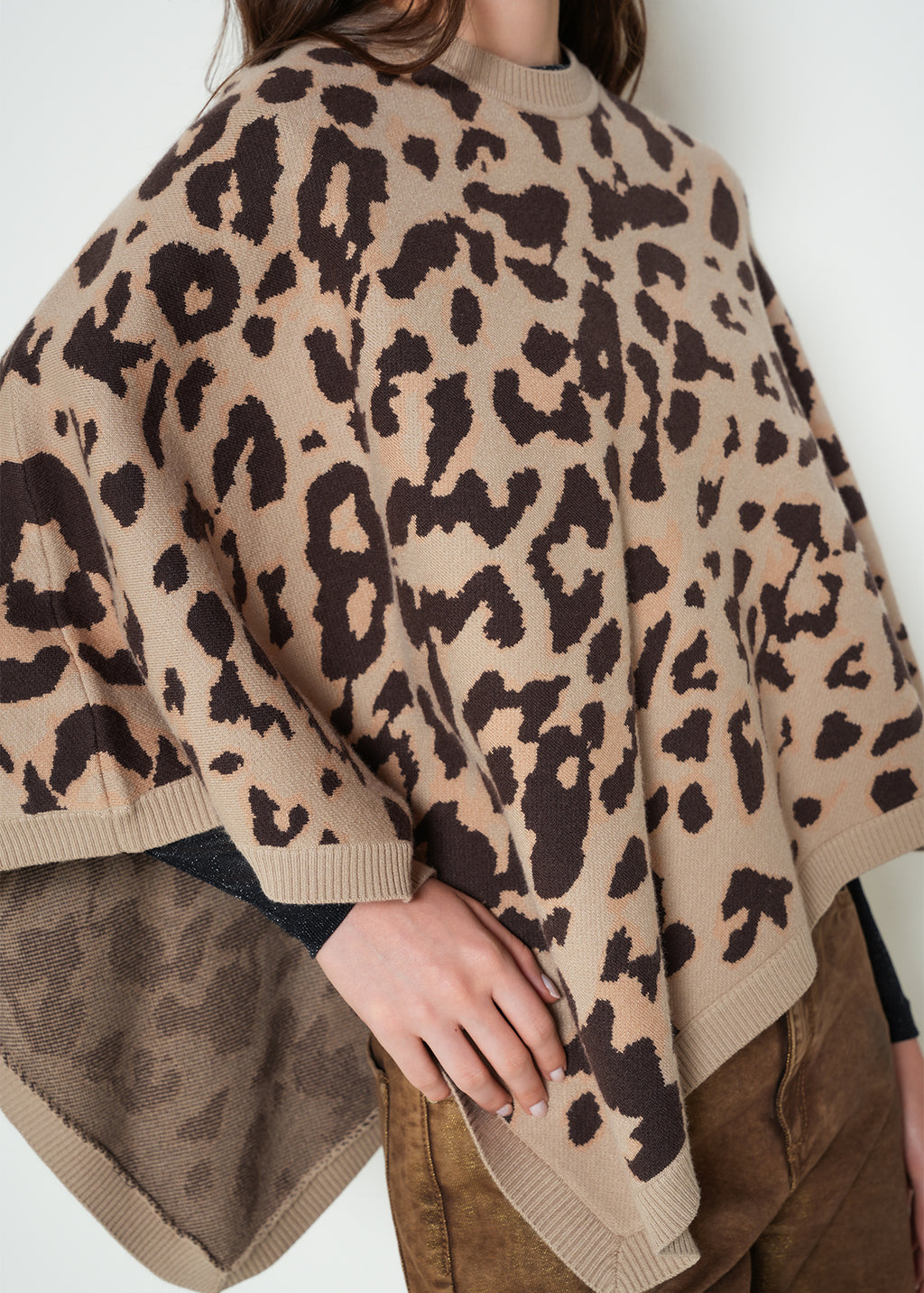 Kimono tejido animal print - Beige 14_482H082_BEI151304_4