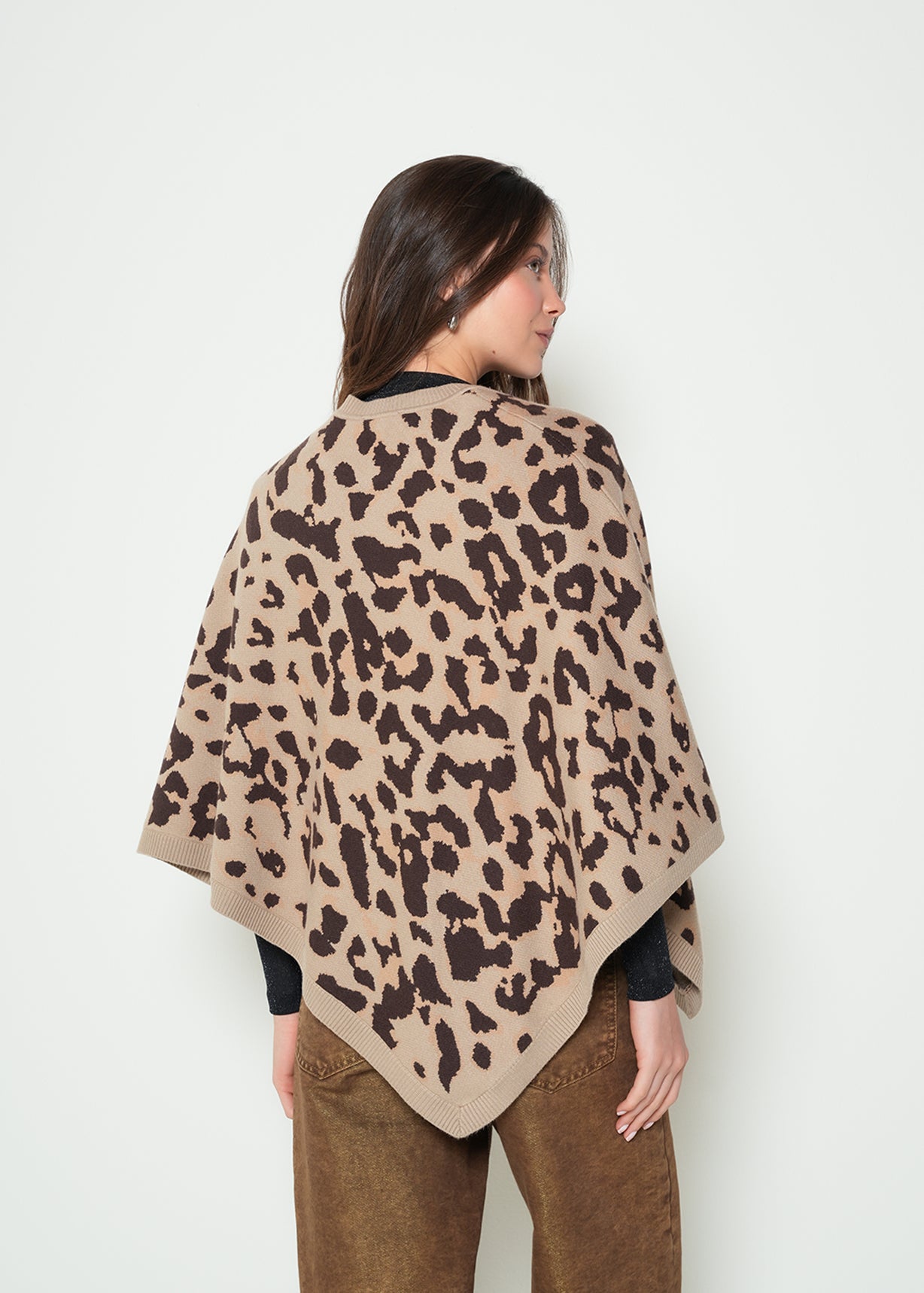 Kimono tejido animal print - Beige 14_482H082_BEI151304_7