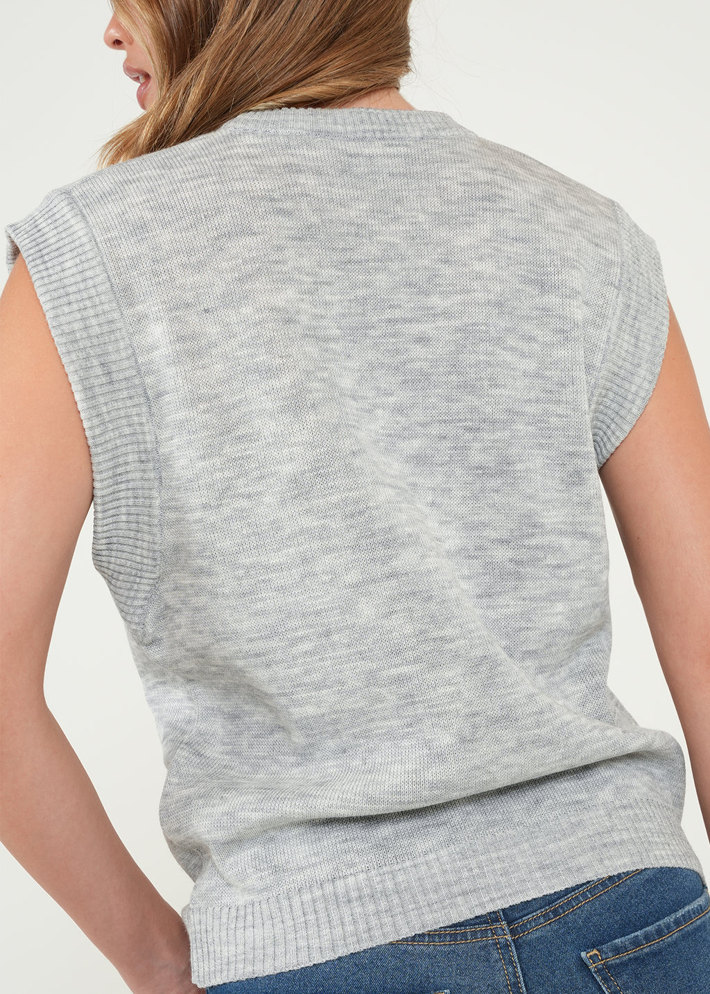 Camisa tejida con corazón - Gris 14_485H001_GRI144202_4