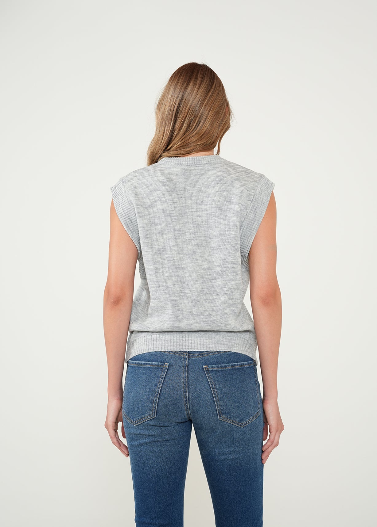Camisa tejida con corazón - Gris 14_485H001_GRI144202_6