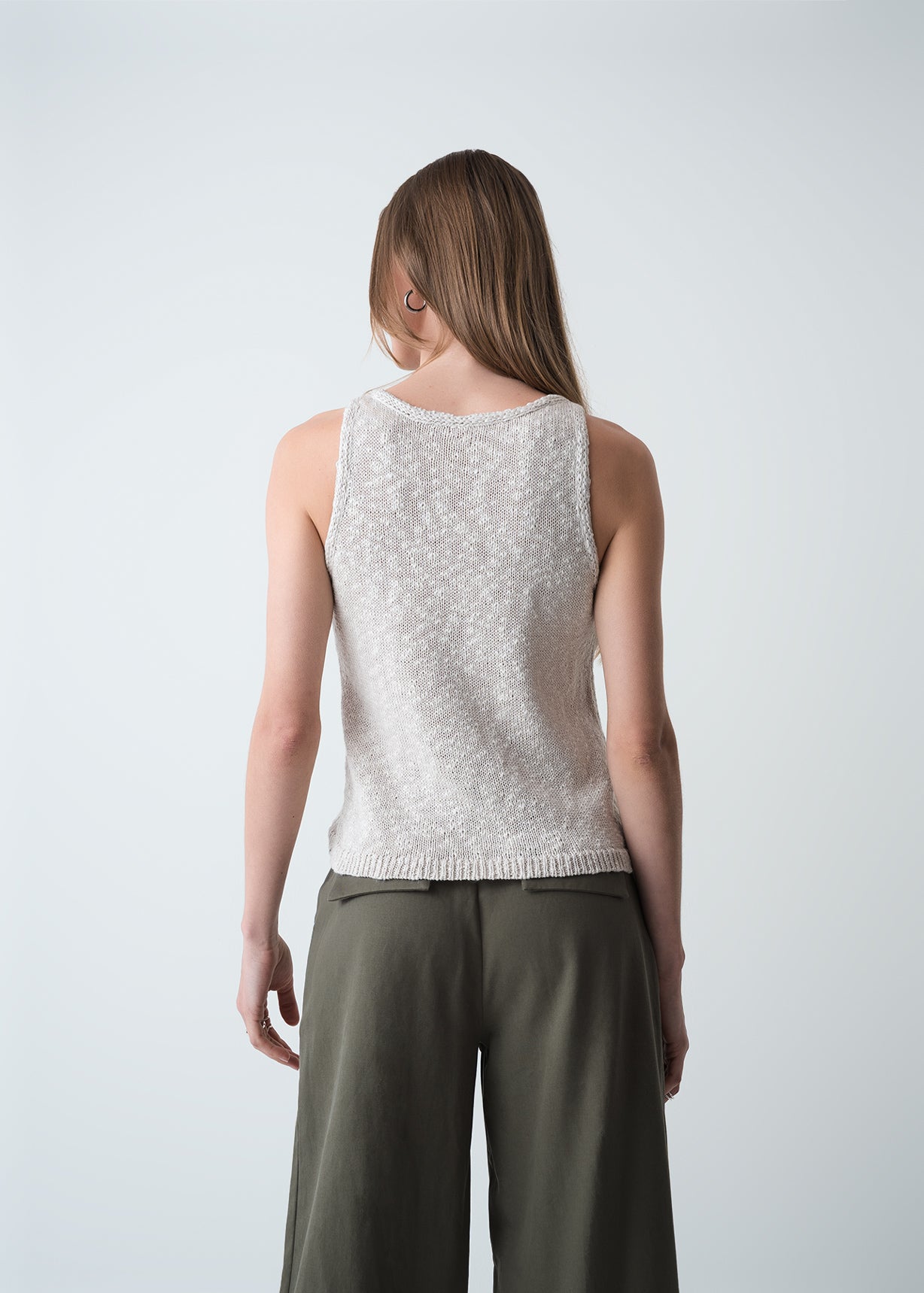 Camiseta tejida manga sisa - Crudo 14_489G006_CRU130000_7