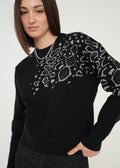 Buzo tejido de animal print - Negro 14_489G012_NEG193909_0
