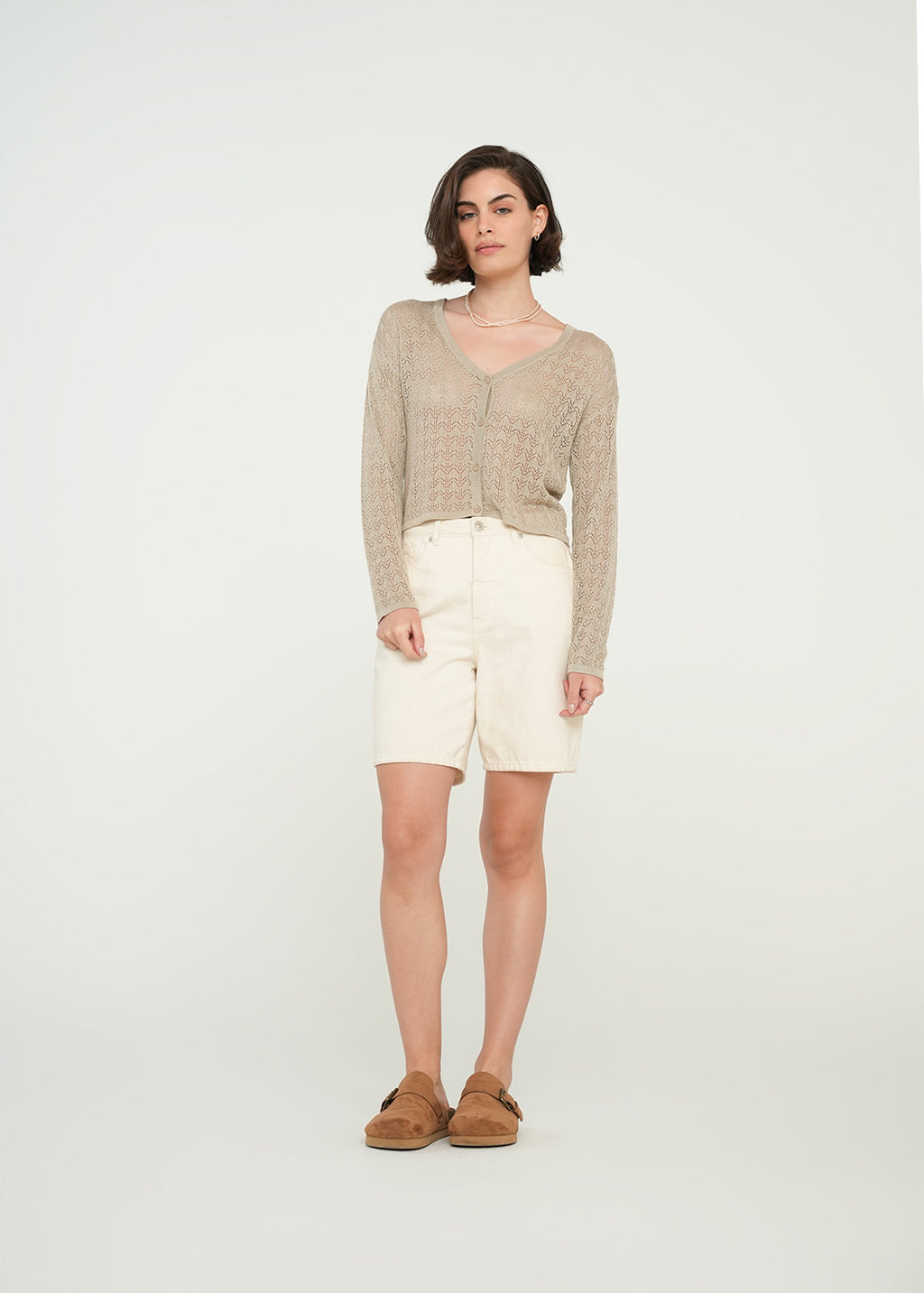 Cárdigan tejido - Beige 14_489G067_BEI151306_3