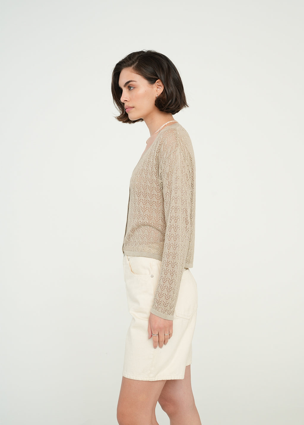 Cárdigan tejido - Beige 14_489G067_BEI151306_5