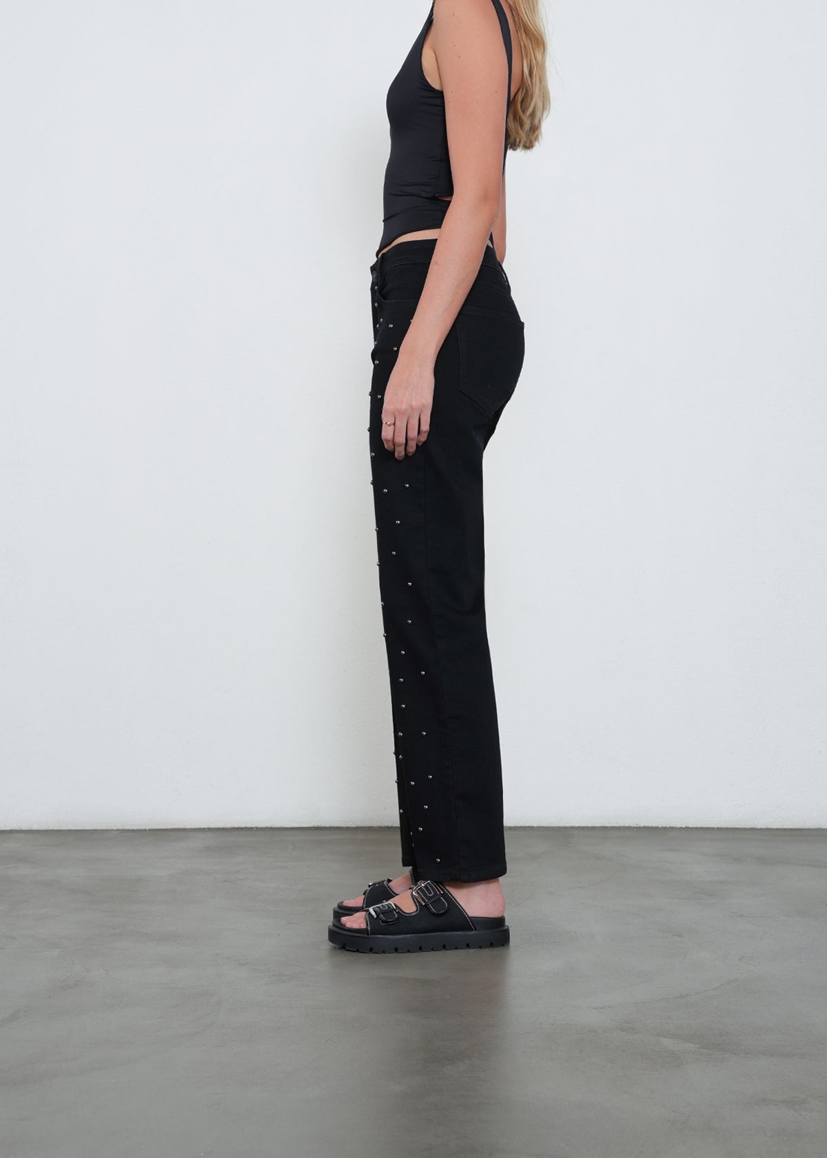 Jeans straight tiro medio - Negro 14_491H032_NEG193909_4