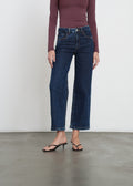 Jean Straight con efecto desgastado - Azul 14_491H044_AZU194227_0