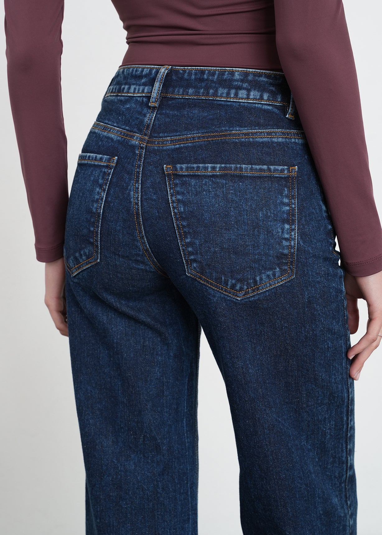 Jean Straight con efecto desgastado - Azul 14_491H044_AZU194227_4