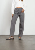 Jean Straight asimétrico en pretina - Gris 14_491H330_GRI184005_0