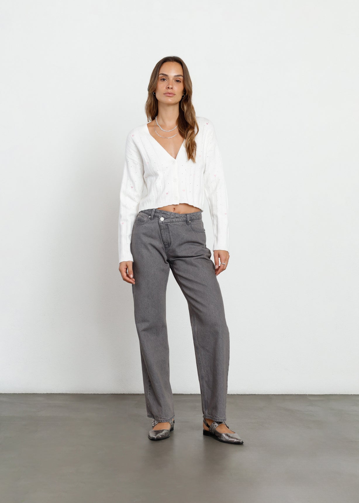 Jean Straight asimétrico en pretina - Gris 14_491H330_GRI184005_3