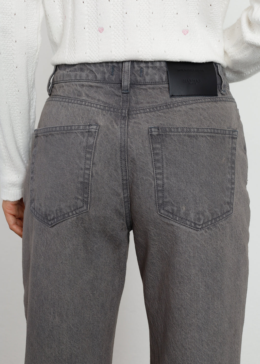Jean Straight asimétrico en pretina - Gris 14_491H330_GRI184005_4
