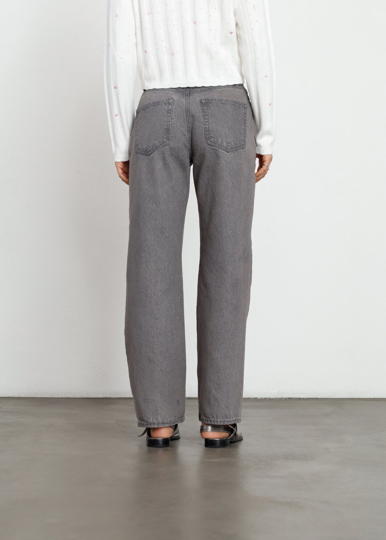 Jean Straight asimétrico en pretina - Gris 14_491H330_GRI184005_6