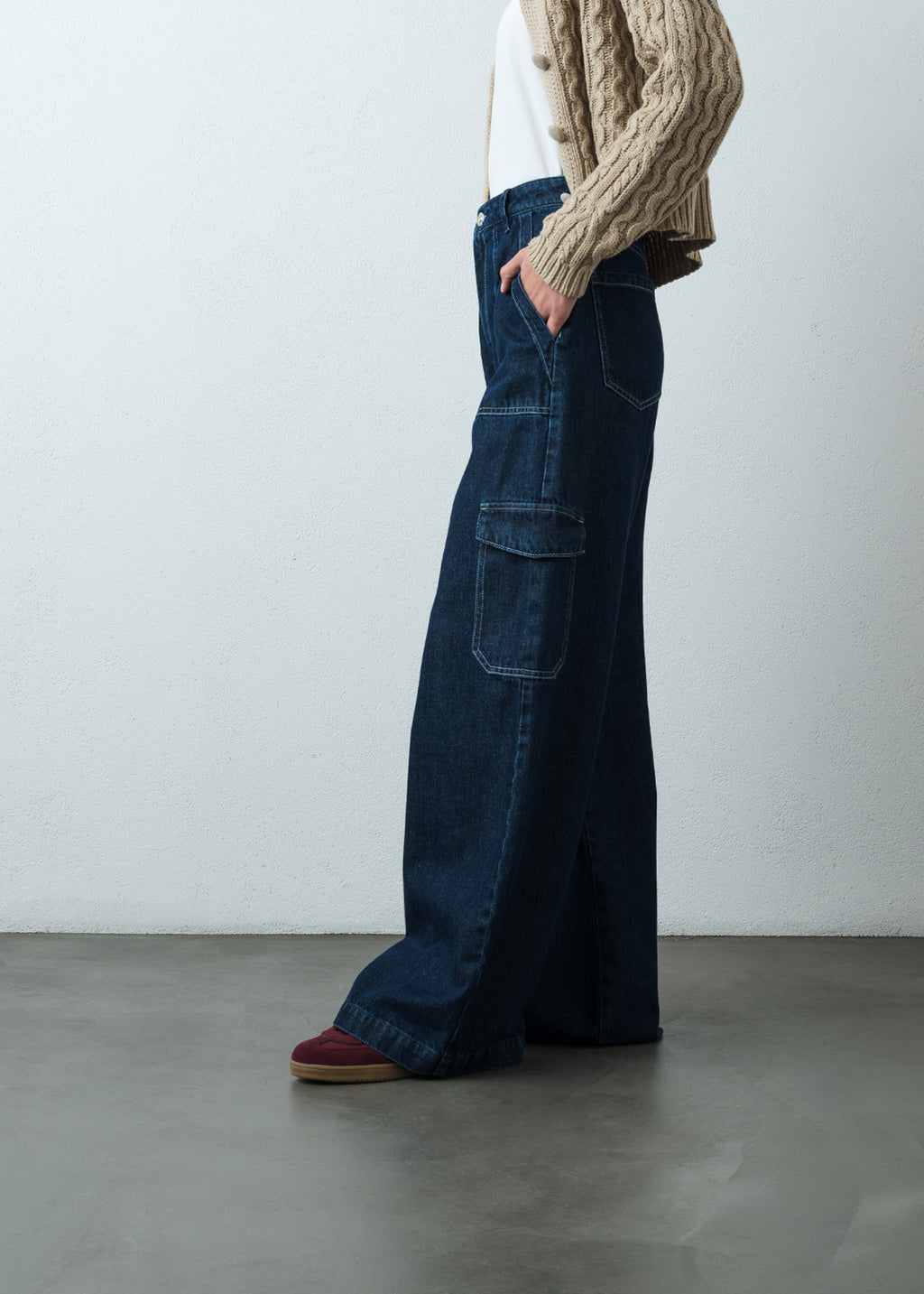 Jean Wide Leg tiro súper alto tono oscuro - Azul 14_492G374_AZU183928_3