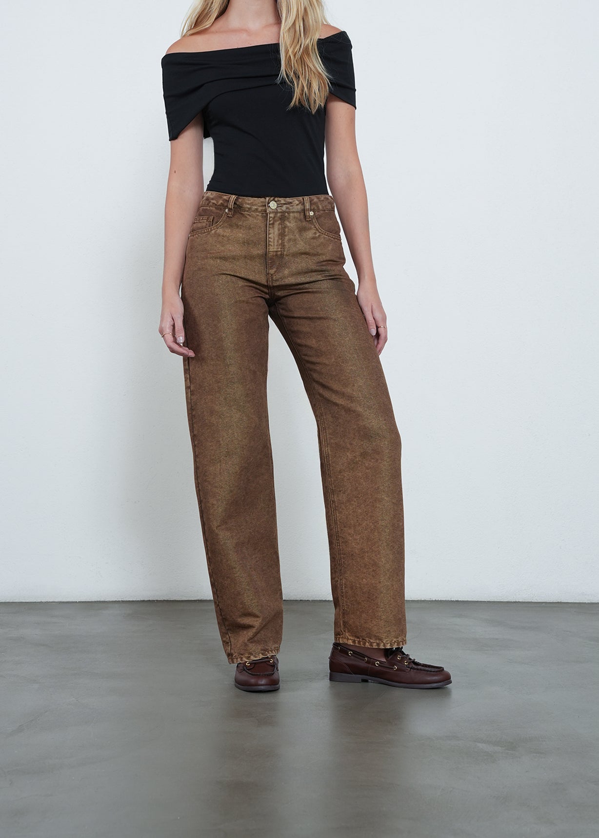 Jean Straight estilo vintage - Beige 14_492H336_BEI151307_0