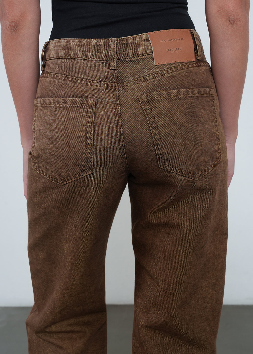 Jean Straight estilo vintage - Beige 14_492H336_BEI151307_4