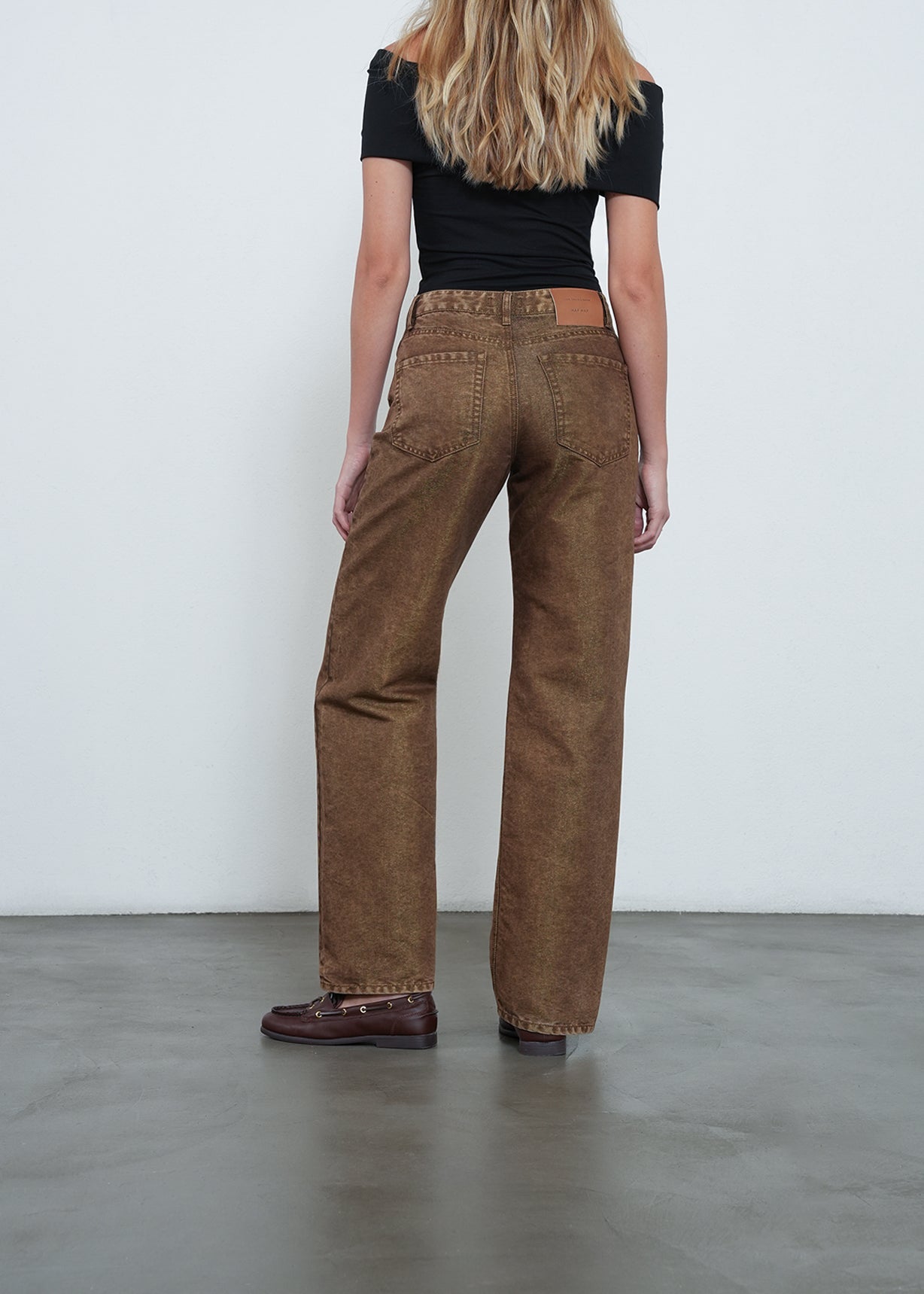 Jean Straight estilo vintage - Beige 14_492H336_BEI151307_6