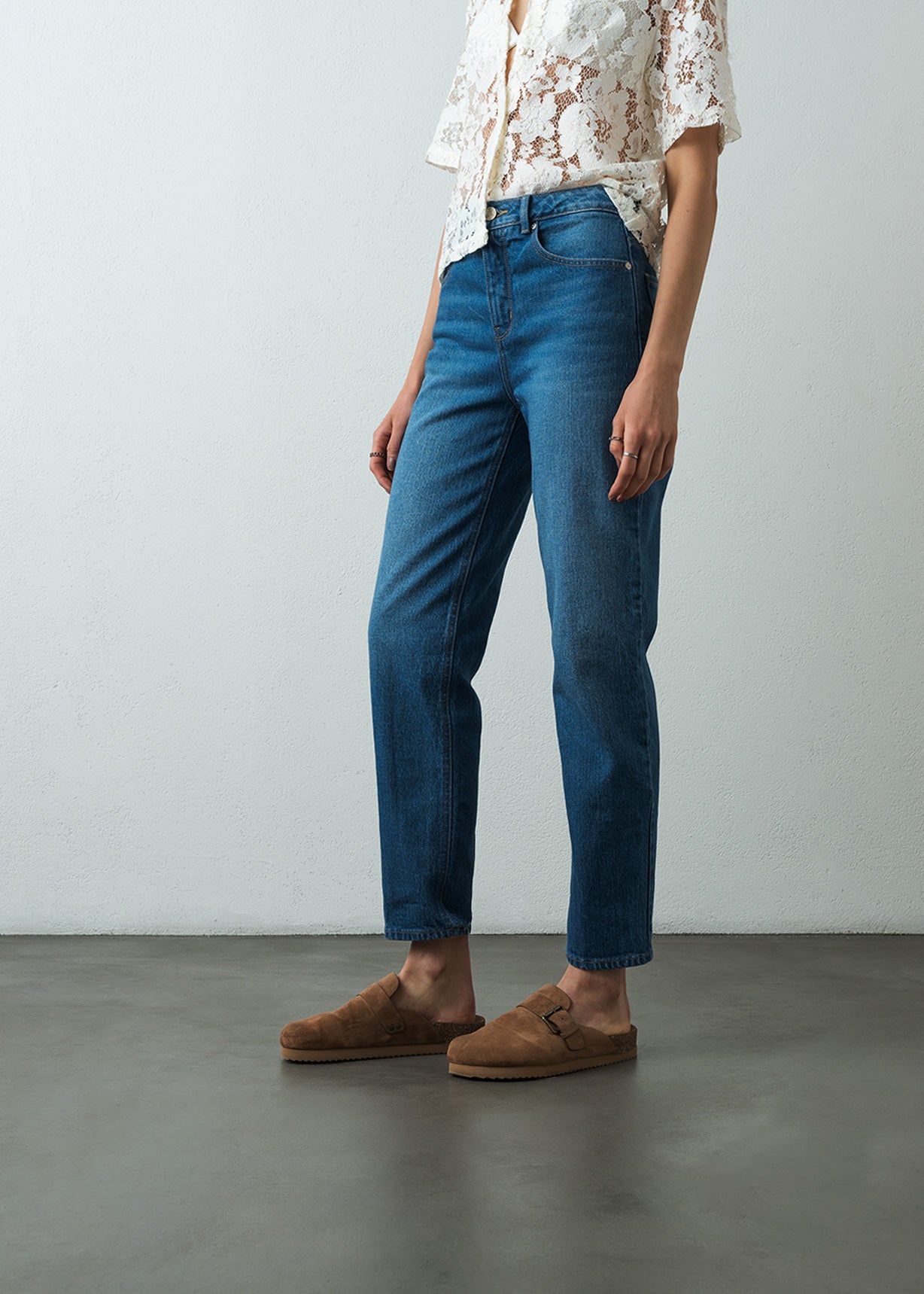 Jean Skinny tiro alto - Azul 14_493G054_AZU183928_5
