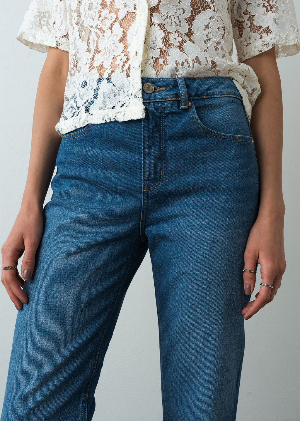 Jean Skinny tiro alto - Azul 14_493G054_AZU183928_7