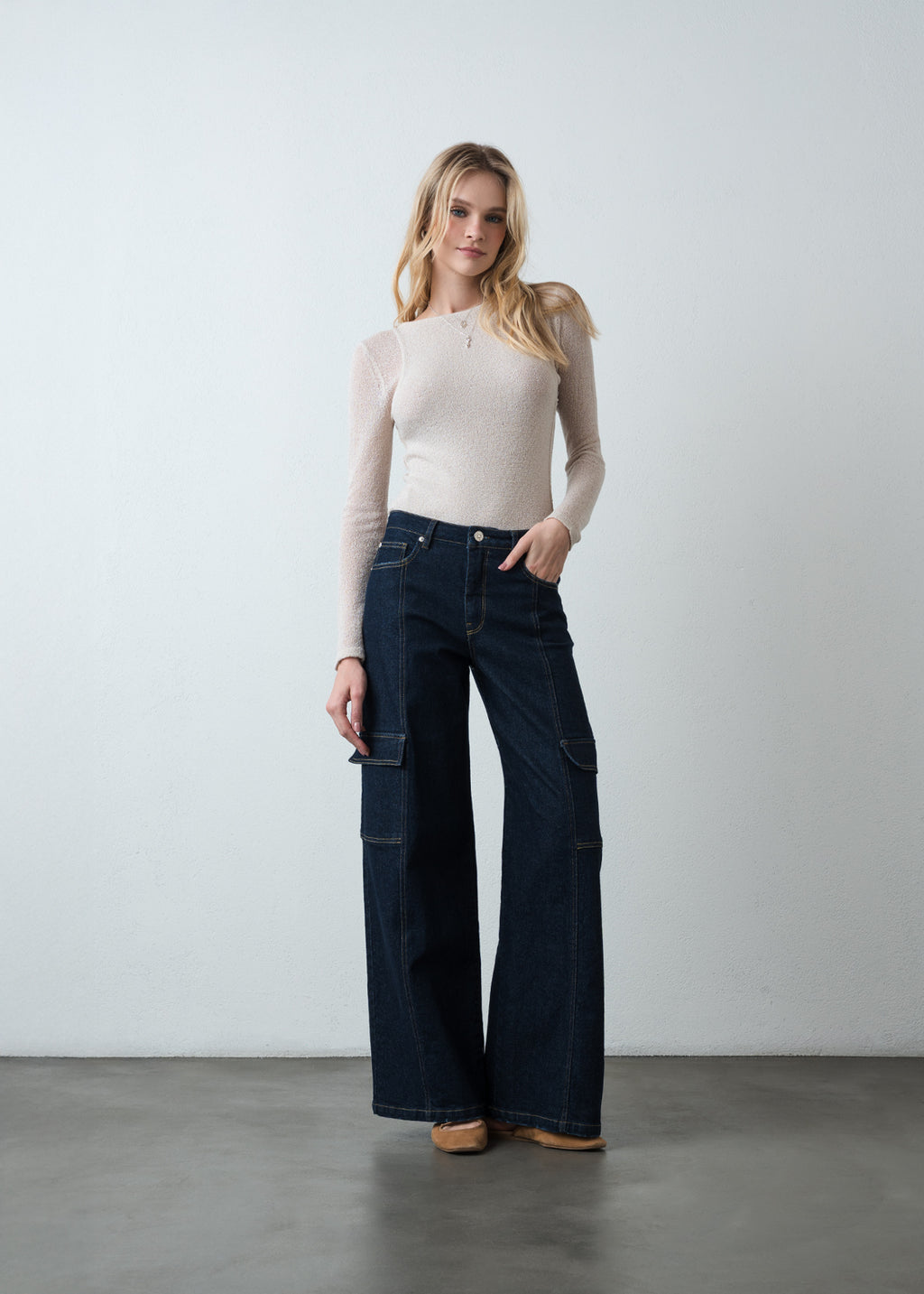 Jean Wide Leg Long tono oscuro - Azul 14_493G307_AZU183928_3