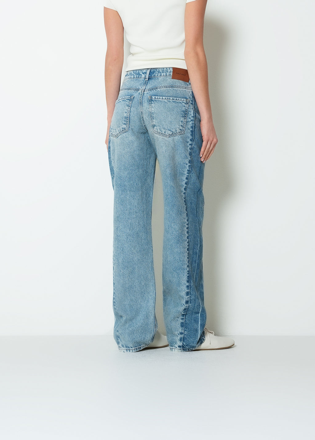 Jean wide tiro medio denim - Azul 14_493H017_AZU183928_5