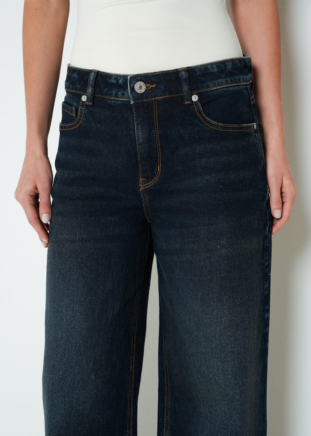Jean flare tiro medio denim - Azul 14_493H020_AZU194227_4