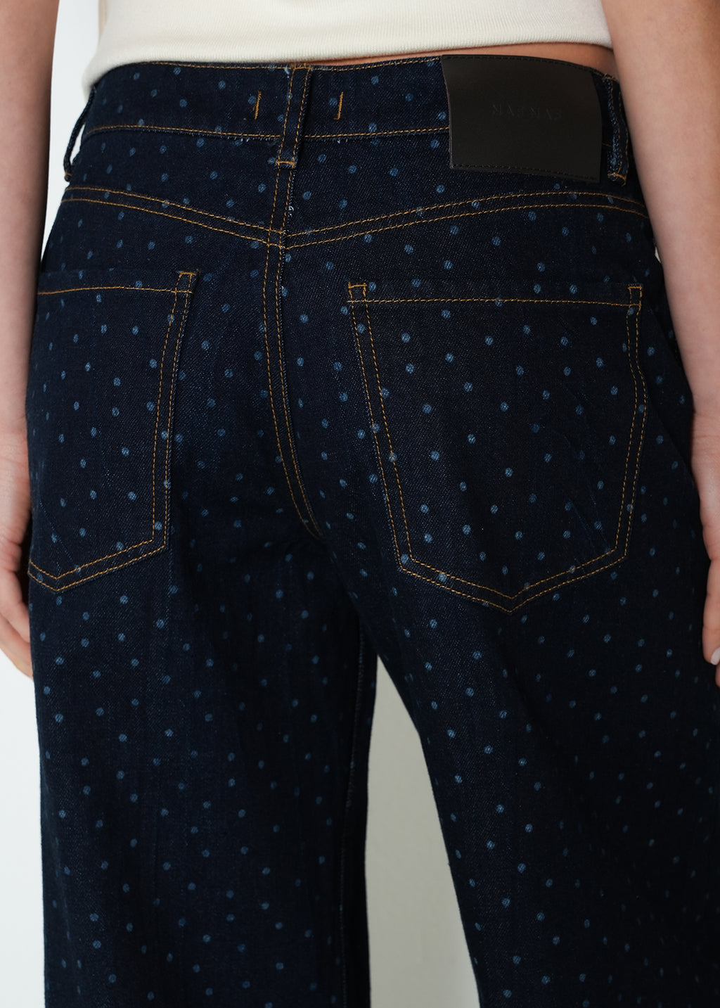 Jean wide leg tiro bajo con puntos - Azul 14_493H303_AZU194227_7