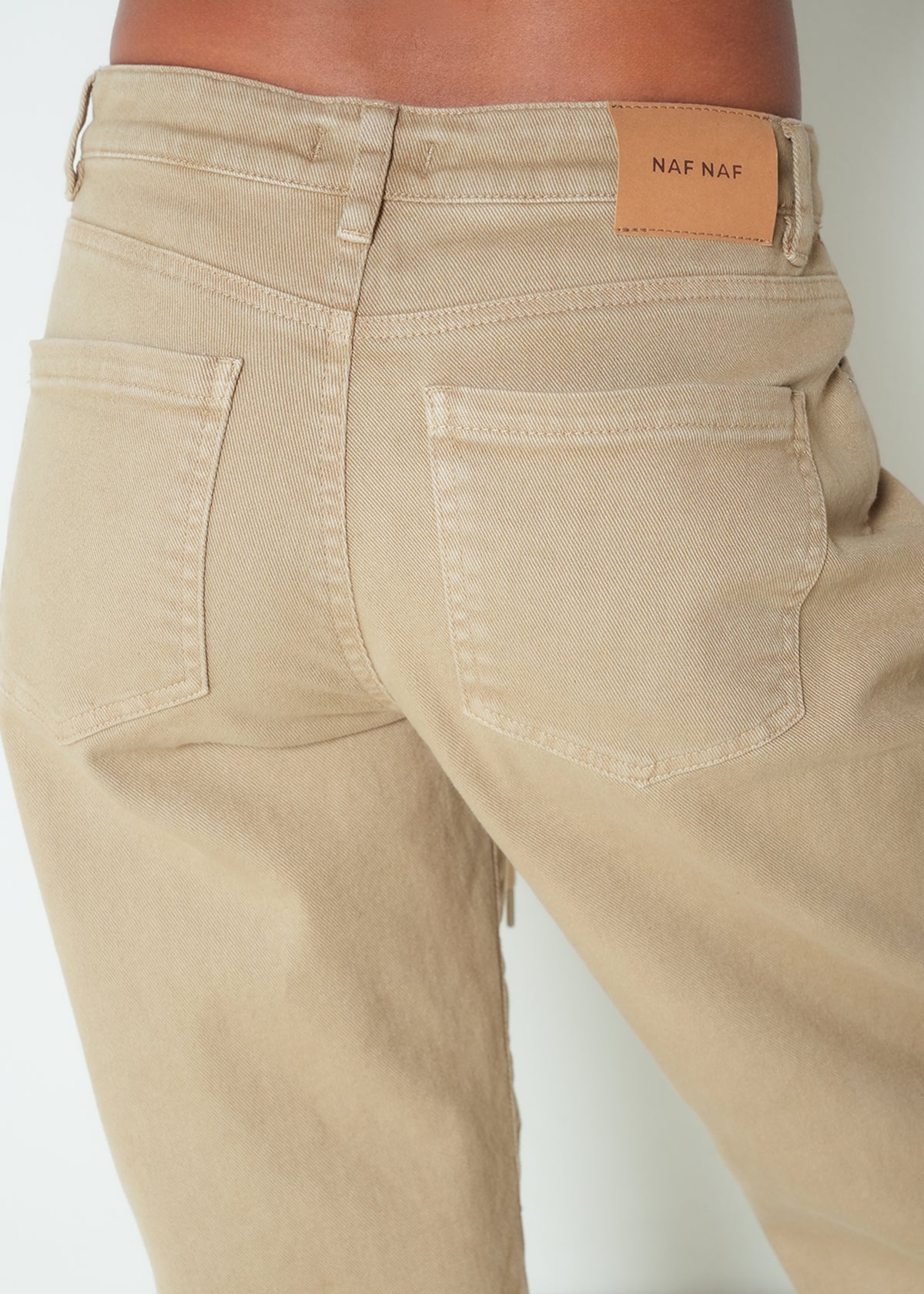 Jean wide leg long tiro bajo  - Beige 14_493H313_BEI161212_6