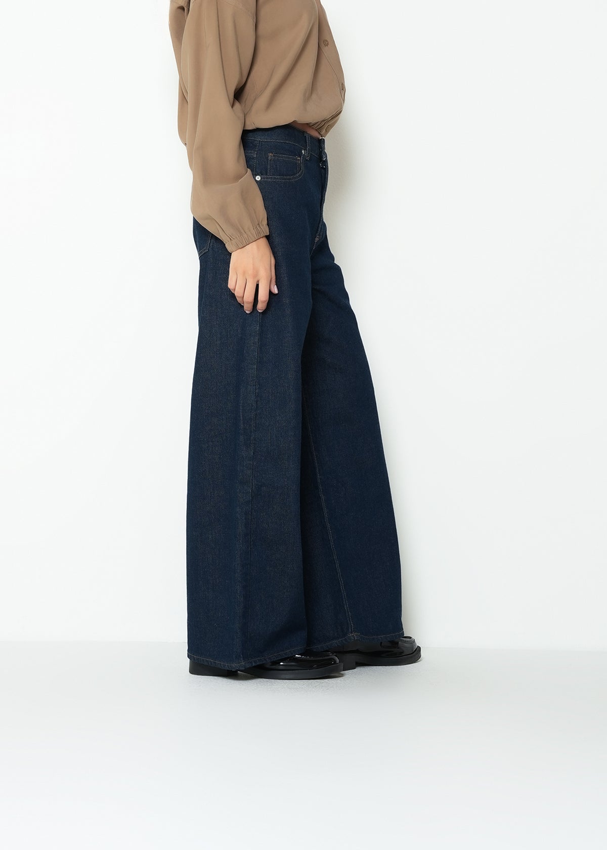 Jean wide leg tiro alto denim - Azul 14_493H322_AZU194227_5