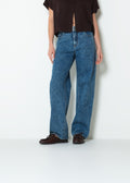 Jean straight tiro medio denim - Azul 14_493H323_AZU183928_0