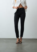 Jean Skinny tiro alto en black denim - Negro 14_495G010_NEG193909_0