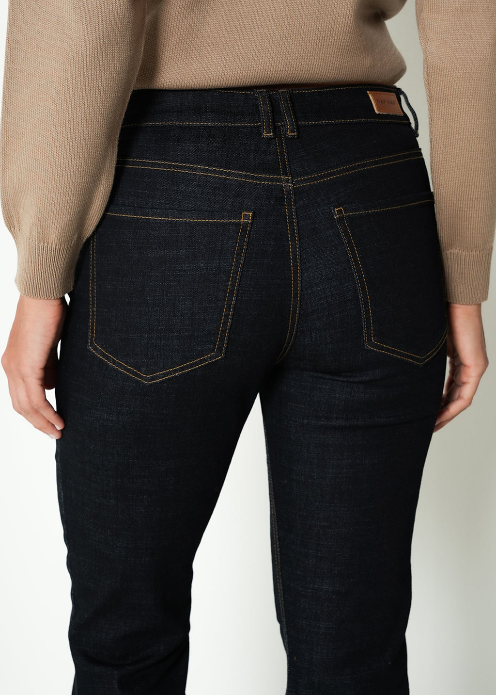 Jeans flare tiro alto - Azul 14_495H014_AZU183928_6