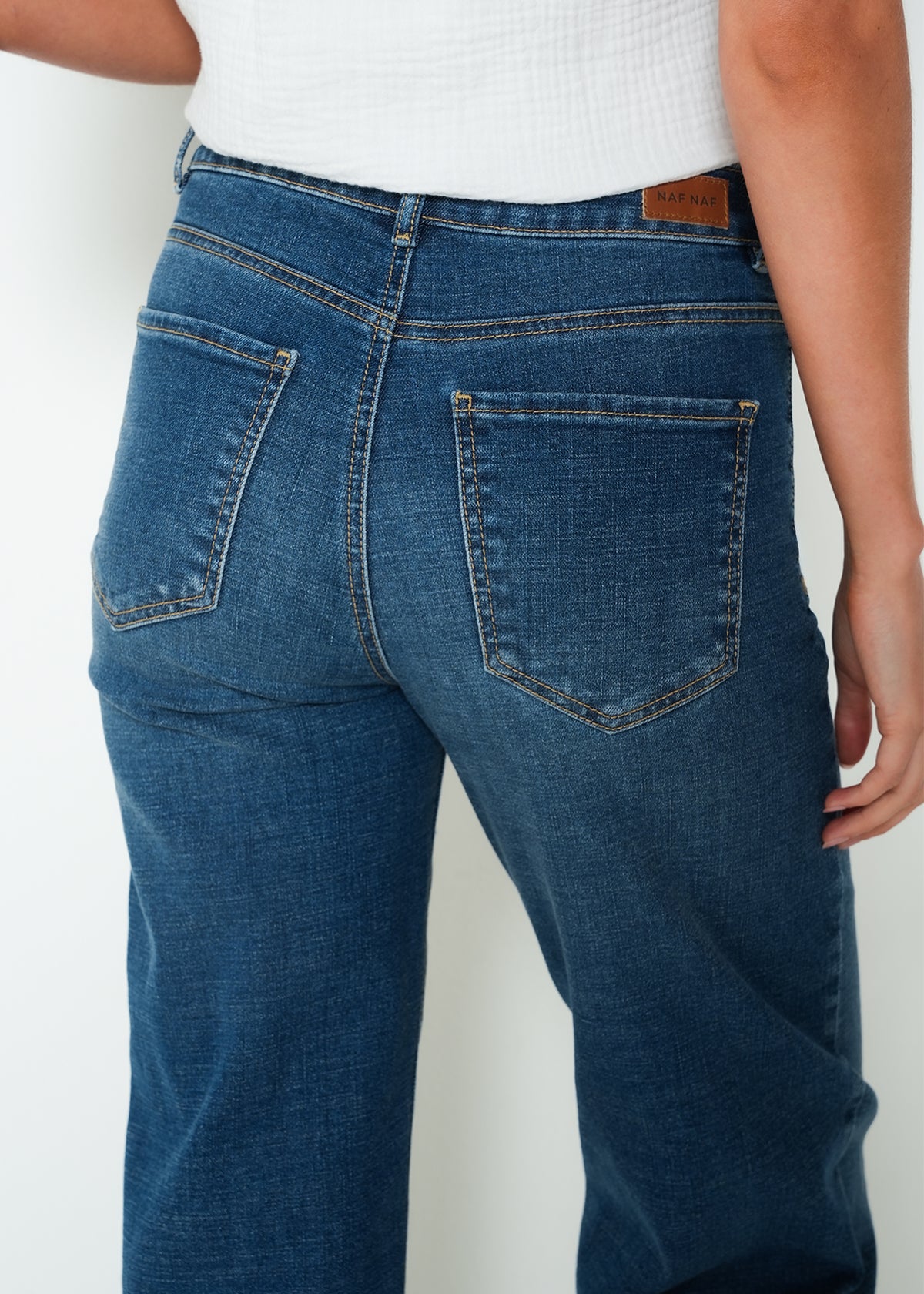 Jean straight tiro medio denim - Azul 14_495H054_AZU183928_5