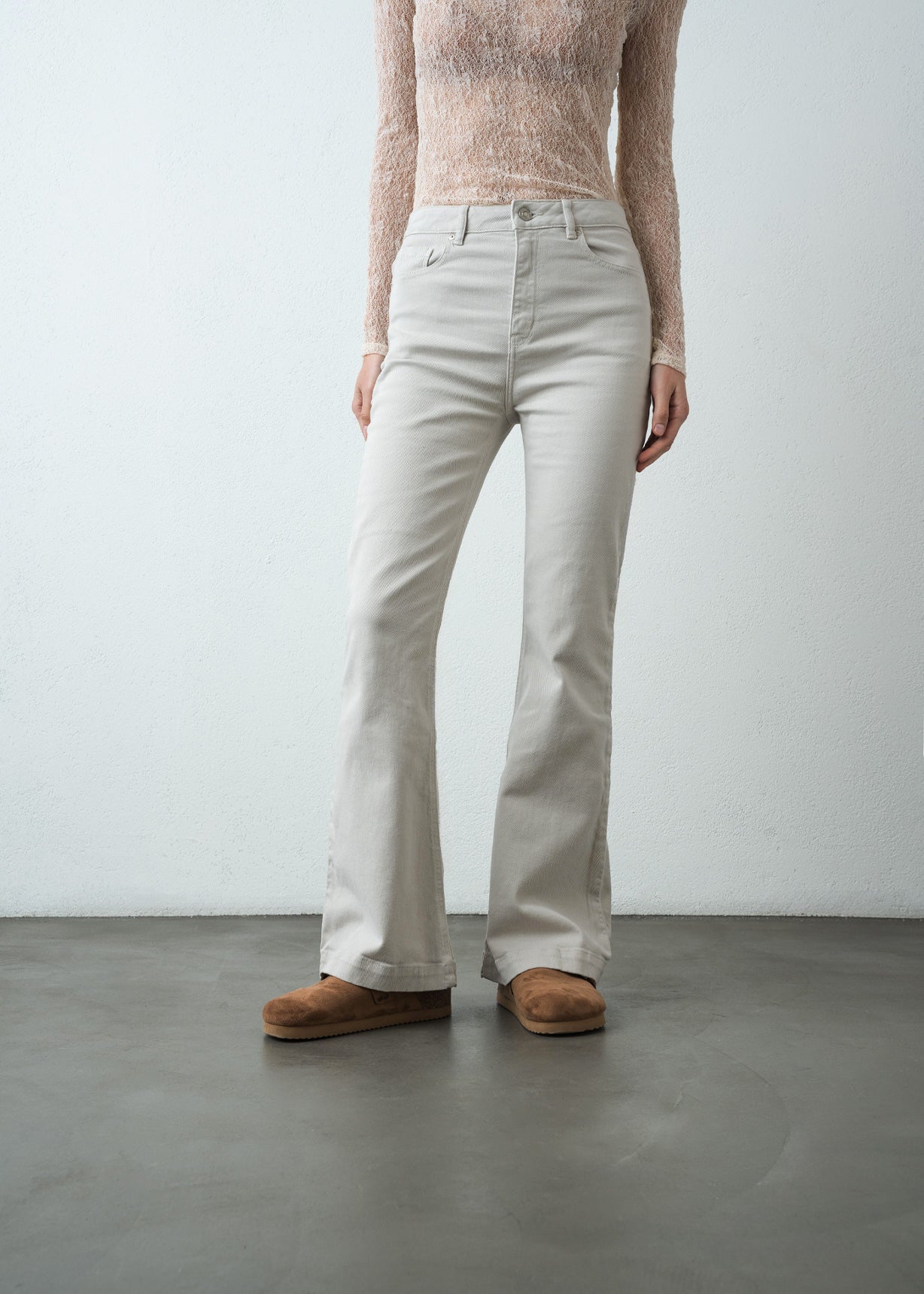 Jean Flare cinco bolsillos - Crudo 14_499G011_CRU110110_0