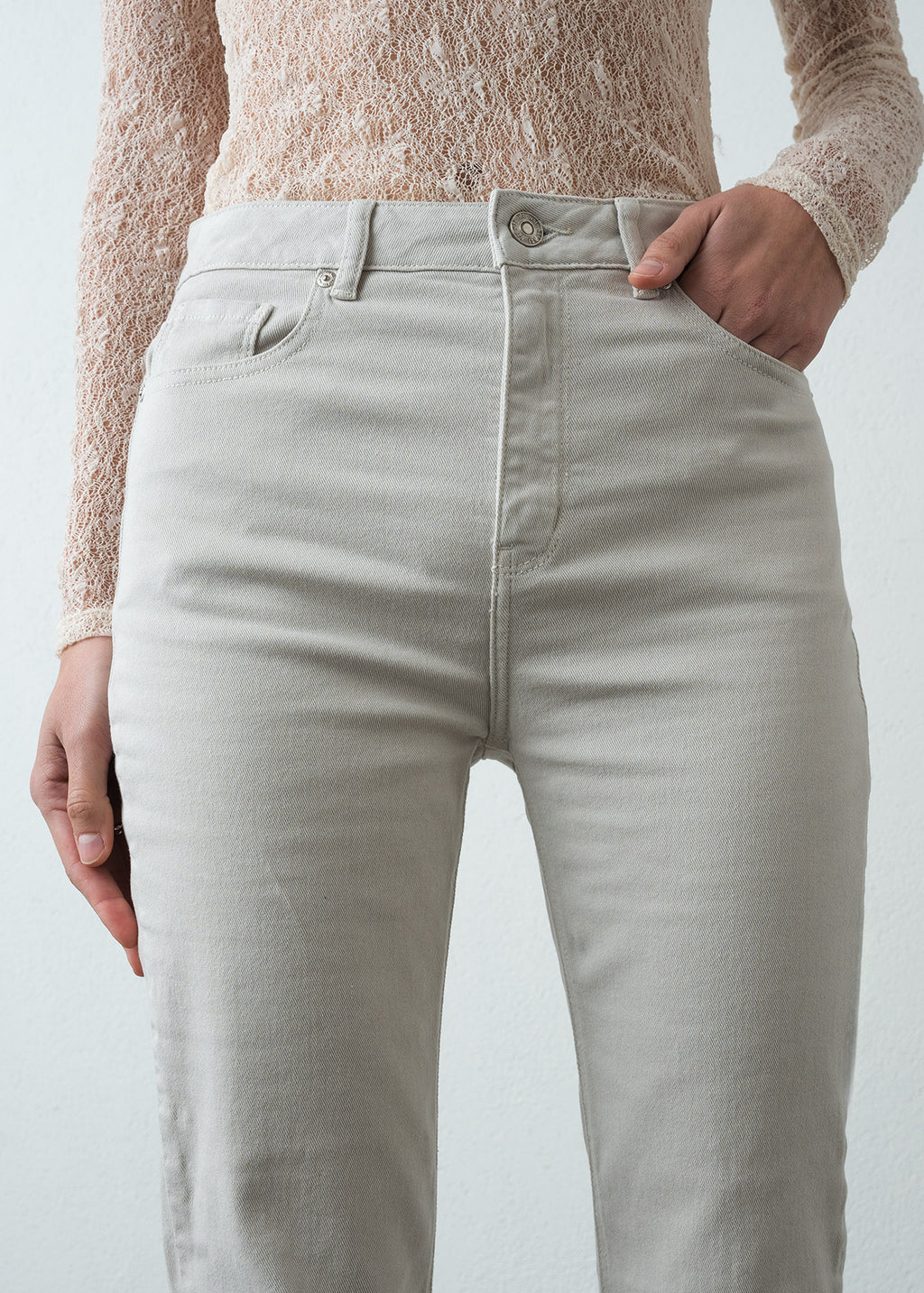 Jean Flare cinco bolsillos - Crudo 14_499G011_CRU110110_4