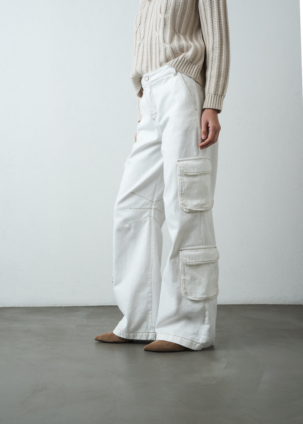 Jean Wide Leg tipo cargo - Crudo 14_499G301_CRU111001_5