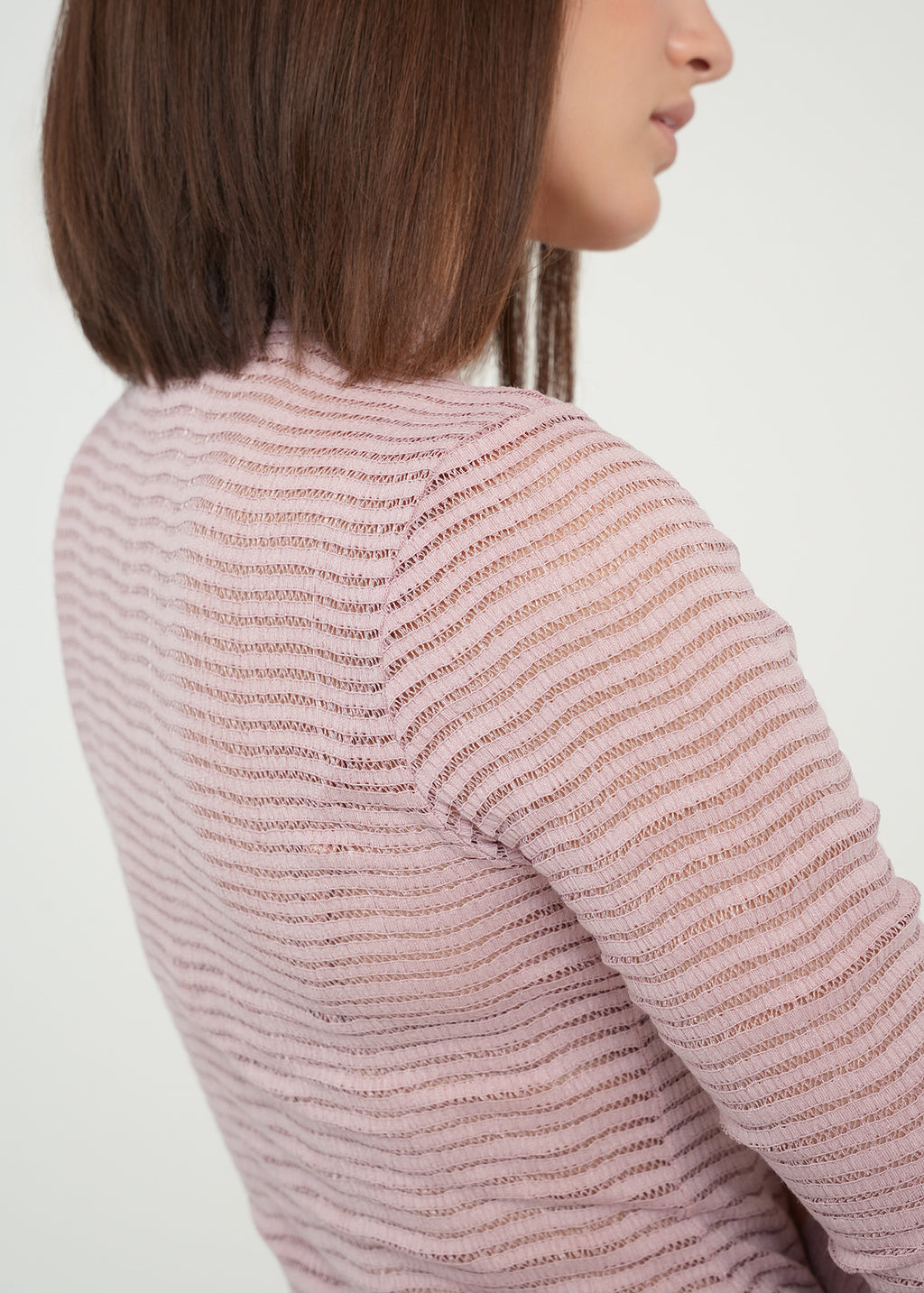Camiseta ajustada manga larga - Rosa 14_509G059_ROS152706_6