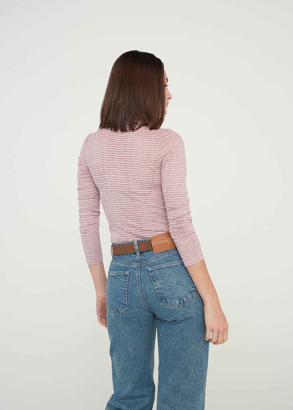 Camiseta ajustada manga larga - Rosa 14_509G059_ROS152706_7