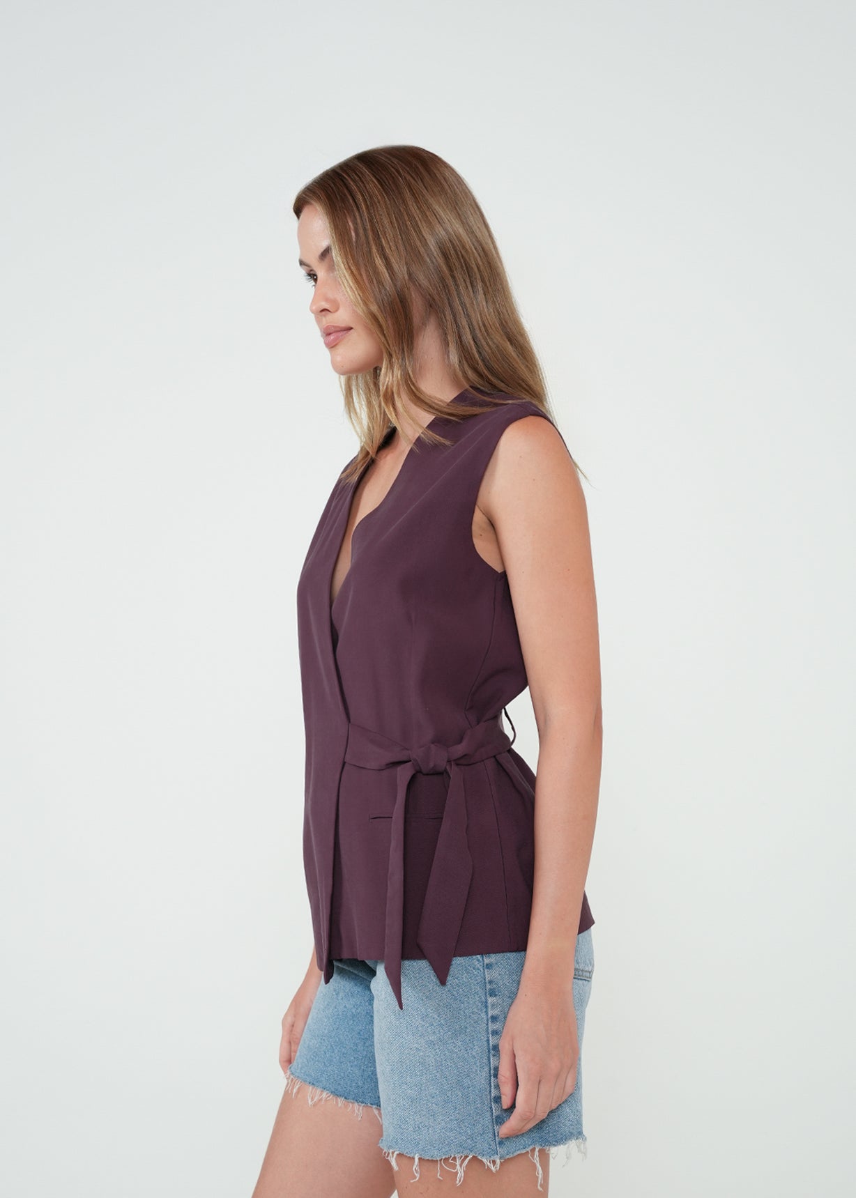 Camisa con diseño cruzado - Morado 14_512H308_MOR191619_5